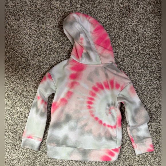 Nike Girls Tie-Dye Hoodie Size 4 - Picture 2 of 2